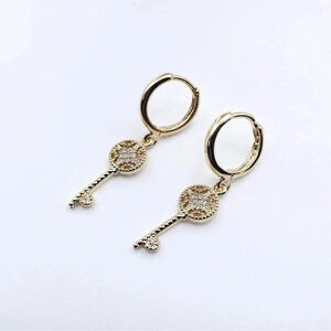 Key Hoops Earrings
